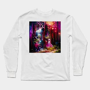 Fantasy Forest Landscape Long Sleeve T-Shirt